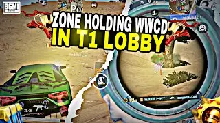 ZONE HOLDING WWCD IN T1 LOBBY WWCD ❣️🧿| IGL POV WITH CALLS 💀