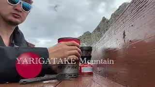 Lunch Indomie Soto in Yarigatake Mt. Japan
