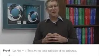 Proof - The Constant Rule