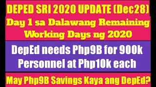 DEPED SRI2020 UPDATE AS OF DEC28