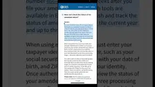 2022 IRS Amended Tax Refund