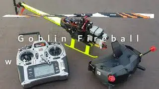 FPV aerobatics with Goblin Fireball CP Heli & DJI digial FPV system