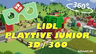 LIDL PLAYTIVE JUNIOR Bauernhof - VR 3D (Stereo) / 360 Visualisierung / Animation