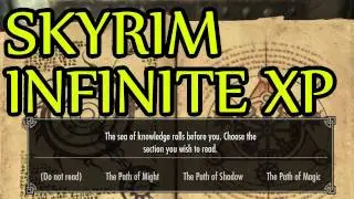 Skyrim Infinite XP GLITCH! Level 81 in 5 mins Oghma Infinium Exploit for 360/PS3/PC