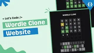Build a Wordle Clone Project Using HTML CSS & JavaScript | Web Development Projects Live Stream 2025