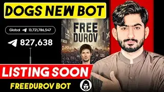 FREEDUROV New Dogs Proejct  | How to Join Freedurov Telegram Bot  | Freedurov Telegram Airdrop