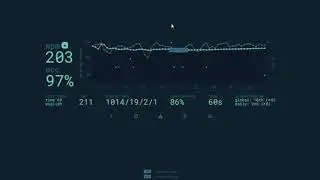 Monkeytype - 60s - 203WPM - Colemak-DH - 6 days after switching