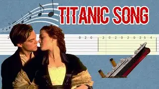 TOCAR la canción del TITANIC en guitarra acústica - COVER tutorial