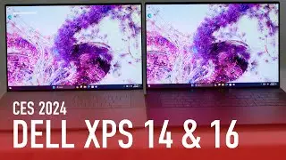 CES 2024 Hands On: New Dell XPS 14 and XPS 16 Modernize Design, Add AI Oomph