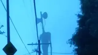 Siren Head in the Streets Meme