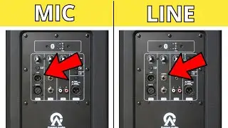 Diferencia entre entrada MIC y LINE (Bocina Activa)