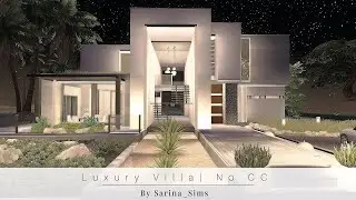 Luxury Villa (Millionaire Mansion) | No CC | Stop Motion Build | The Sims 4