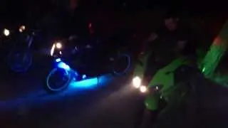 Motozraz Šírava 2013 - večerné šantenie