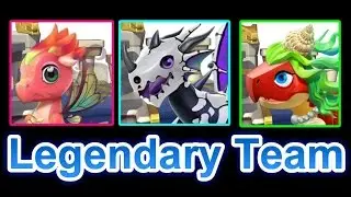 Breeding the Vortex Dragon + Legendary Dragon Team Examples! - Dragon Mania Legends 