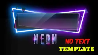 Neon Intro Template No Text Free Neon Gaming Template Nocopyright