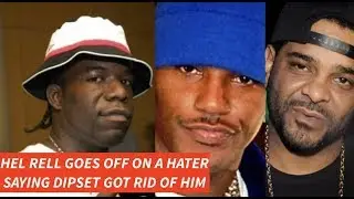 Hell Rell GOES OFF ON HATER Saying DIPSET LEFT HIM 'Does It Look Like I was Left off Bad and Bouje'