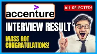 Congratulations 😍😍 One step Closer  | Accenture interview results 2024 || Task Mail