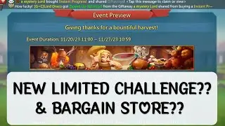 Lords mobile - New Limited Challenge & Upcoming Bargain Store??!