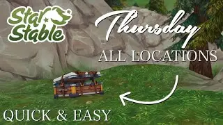 ALL THURSDAY LOCATIONS: RENEGADE CHESTS & LOST HORSES