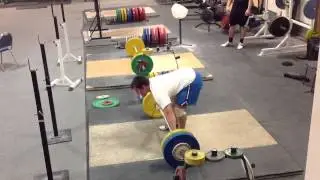 Kevin Cornell power snatch double at 120k