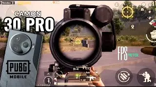 Tecno Camon 30 Pro PUBG FPS Game TEST.