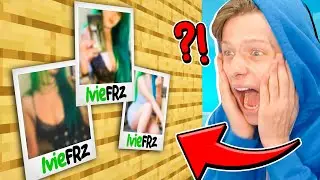 TROVO LE FOTO DI IVIE Su MINECRAFT!!