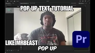 How To Make Pop Up/ Bounce Text Effect In Premiere Pro 2023 *Quick and Easy*