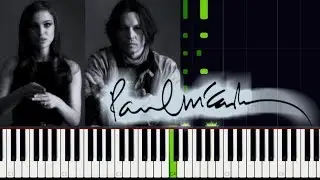 MY VALENTINE - Paul McCartney [Piano Tutorial] (Synthesia)