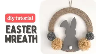 How To Make Your Own DIY Easter Wreath 🐰 🥕 🐥  - Craft Tutorial