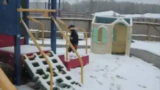 Snowy Day in Columbus Georgia