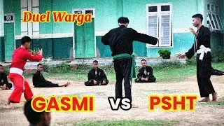 Duel!! GASMI vs PSHT | Duel Sengit Warga GASMI vs Warga PSHT Tingkat 1