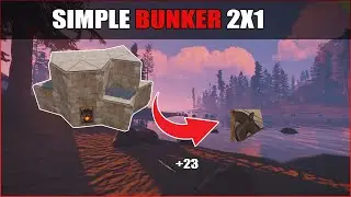 ✅BUNKER 2X1 FACIL Y SEGURO✅ Base SOLO RUST 2023 | Rust Base Design