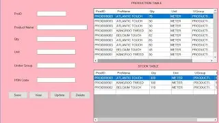 VB.Net Stock Add Update In SQL Server Database Using Visual Basic.Net | Anmol VB.Net | Bumrah