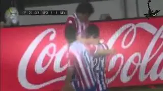 Sporting Gijon vs Sevilla 2 - 1  All Goals & Full Highlights (20/04/2016)