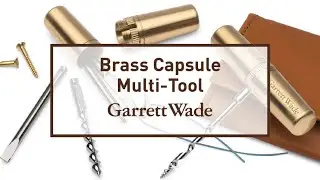Beautiful Brass Capsule Multi-Tool