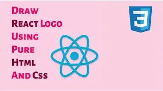 React LOGO using Pure HTML and CSS - CSS Tutorial 