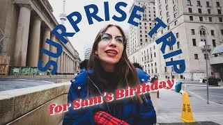 SURPRISE Getaway for SAM's Birthday 🥳 | Toronto Hotel STAYCATION 🛎️ + Pizza Dinner Date 🍕