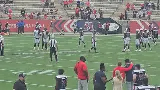 Final play for @theUFL Houston Roughnecks regular season home game 15 April 2023 - HOU 28 / Vegas 21