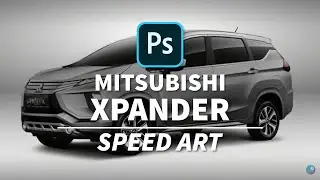 Mitsubishi Xpander Car Digital Imaging and Retouching - Photoshop CC Speed Art