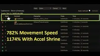 [3.4 Path of Exile] Insanely FAST Rank 1 Uber Lab Racing Character