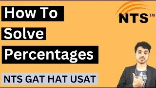 How To Solve Percentages Questions   Quantitative Reasoning NTS GAT General, NAT, HAT, USAT, PPSC
