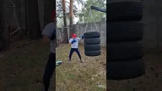 Сделали грушу своими руками.Братва работает!
