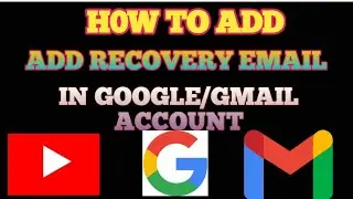 recovery email address / how to add recovery email to gmail id/ #addrecoverygmail #AsdiTeach