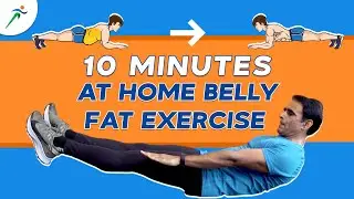 Burn Belly Fat in 10 Mins | Lose Belly Fat At Home | No Equipment | Fitistan - Ek Fit Bharat