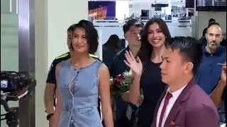 SINUNDO BA NAMAN NI MICHELLE DEE SA AIRPORT SI MISS THAILAND 😍 #missuniverse2023