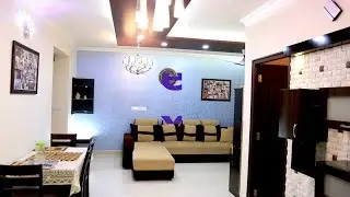 Interior Design Walkthrough of Mr. Sriharsha & Manaswini's House | Nagarjuna Meadows | Bangalore