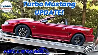 Getting my Turbo 5.0 SN95 Mustang back on the road - lost a coolant hose!