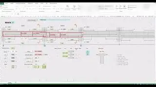 RCC Beam 2 span with AutoLISP program