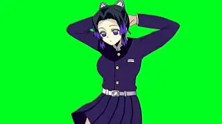Anime Green Screen: Demon Slayer - Shinobu Kocho