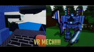 BEING A MECH IN VR?! | Roblox VR Build a boat